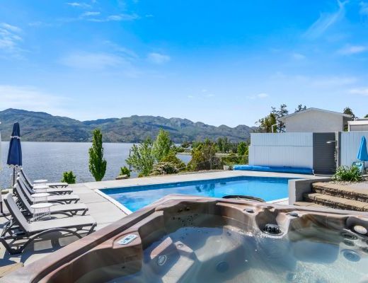 Lake House Oasis - 5 Bdrm plus Den w/ Pool HT - West Kelowna (CVH)