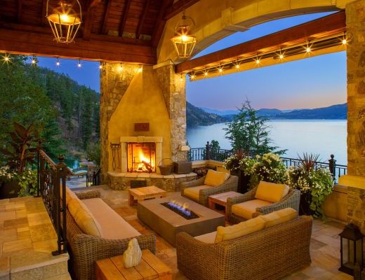 Private Lakefront Chateau & Spa - 4 Bdrm lakefront and Pool - Kelowna