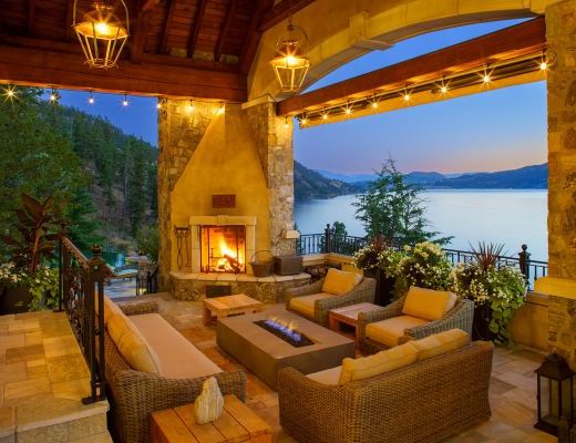 Private Lakefront Chateau & Spa - 4 Bdrm lakefront and Pool - Kelowna